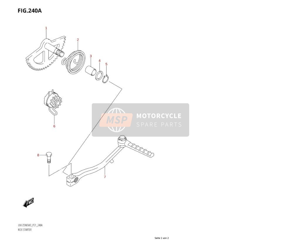 2621246G00, Feder, Suzuki, 2